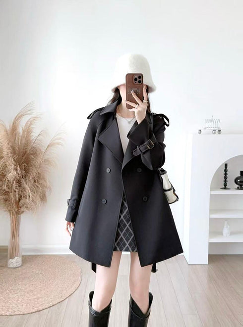 Women Short Trench Coat